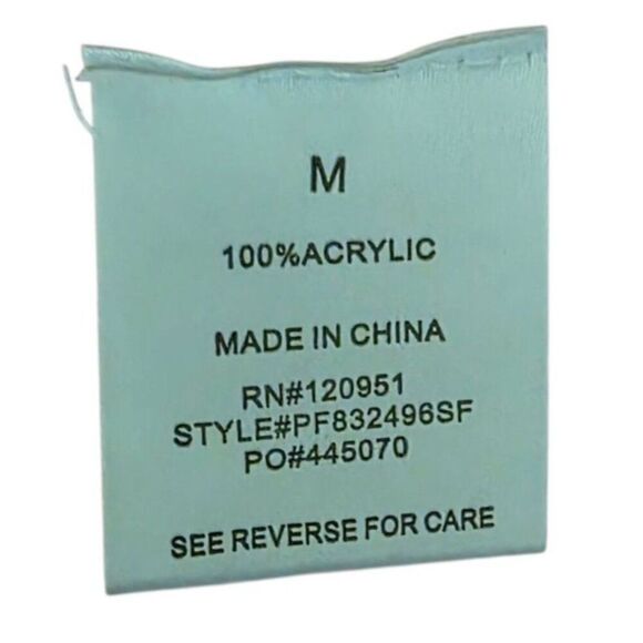 Pinque Long Sleeve Open Knit Cardigan Sweater Womens Size M Maroon Red - Picture 9 of 10